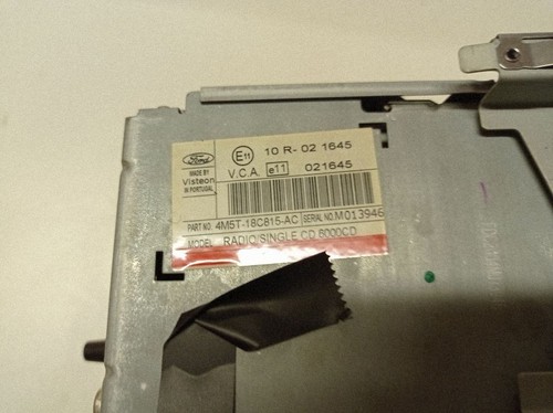 Ford focus max - 2006, radio